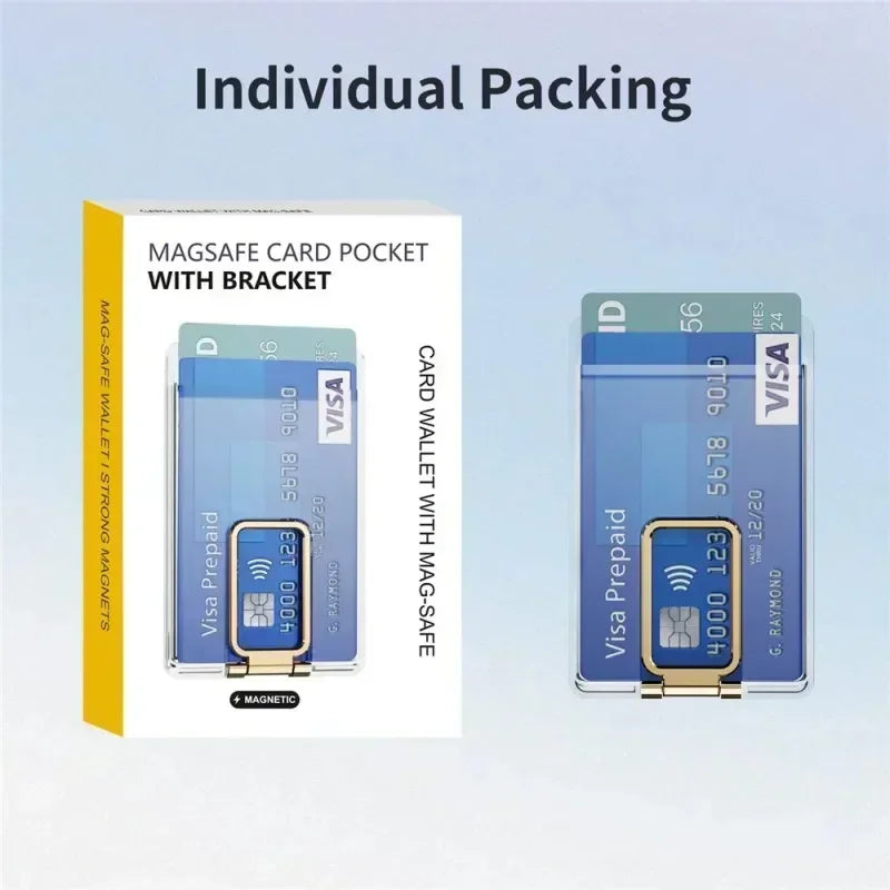 Clear Magnetic Card Holder for Magsafe